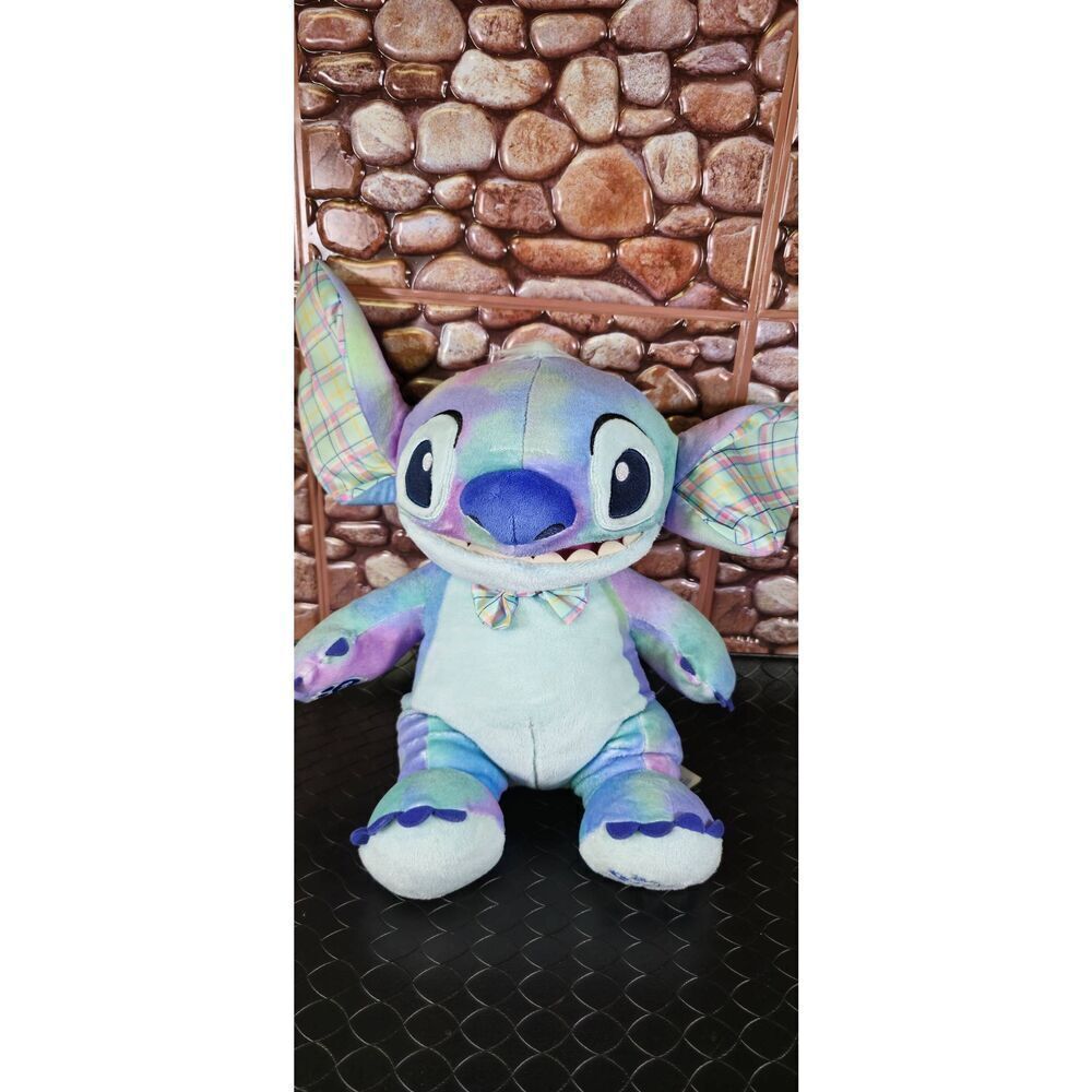 Disney Build A Bear  Workshop Tie Dye Stitch  Plush Stuffed Animal #B14